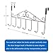 SSAWcasa Over The Door Hooks - Over Door Towel Rack & Coat Hanger Organizer for Bathroom