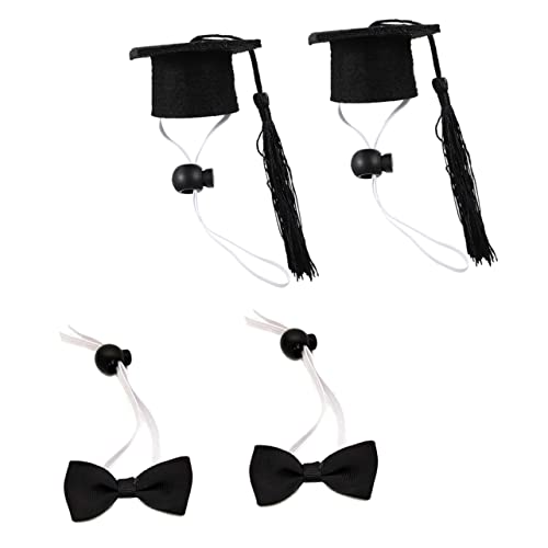 Set Sombrero de Graduación y Corbatín Mini para Perros