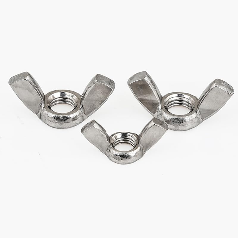 M3 M4 M5 M6 M8 M10 M12 Butterfly Nut Stainless Steel Hand Nut Wing Nut DIN315 - (Size: M12)
