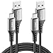 deleyCON 2x 1m USB C Kabel 3.1A Ladekabel Datenkabel USB-A auf USB-C Cable für iPhone 17 16 15 Pro Max Air Galaxy A16 A56 S25 S24 S23 Pixel iPad Pro AirPods Tablet Switch PS5
