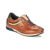  Fluchos - Zapatos de cordones para hombre EU, Marrón (marrón), 42 EU
