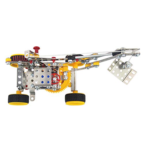 Iron Commander Erector Set - Educational Building Toys For Kids Ages 8 And Up W/ 235 Pieces, Building Blocks Stem Toys - Metal Crane Building Model With Metal Beams And Screws #TOP7