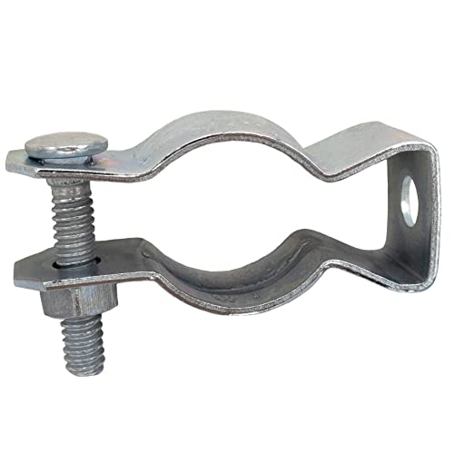 (50 Pack) Airmont Products AP-10601, EMT or Rigid Conduit Hanger, 1/2 Inch Trade Size, Galvanized Steel, Safely Secure Conduits to any Surface, Zinc Plated Metal, Nuts and Bolts Included by Airmont Products - Used condition - US$27.71
