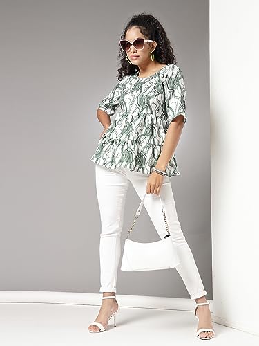 Image of OOMPH! Women's Polyester Regular Fit Shirt