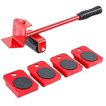 KHVIRJA Wheels for Furniture Furniture Shifting Tool Furniture Moving Wheels with Lifter Wheels for Furniture Moving Furniture Mover Lifter Furniture Lifter Mover Tool Set Lifter with Roller Set