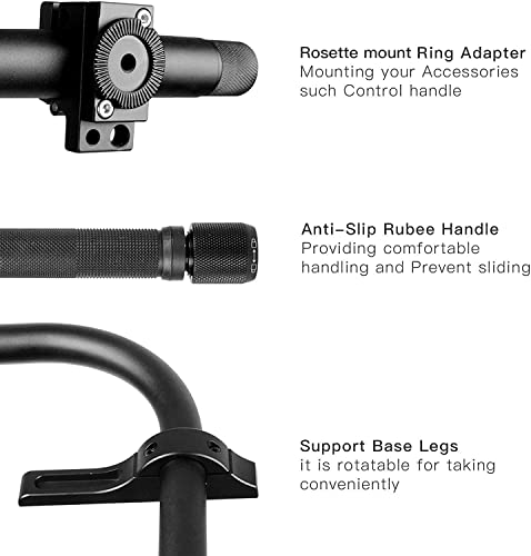 Df Digitalfoto Handheld Ring Grip,Dual Handlebar Ring With Gear Adapter Compatible With Zhiyun Crane 3S Stabilizer/Ronin S Gimbal,Etc #TOP4