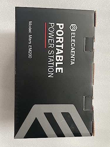 ELECAENTA Portable Power Station, 200Wh LiFePO4 Battery 6x Lifespan, AC200W (Peak 400W) Pure Sine Wave, Ultra-Light 2KG, Solar Generator for Outdoor Camping RVs Home Use - Image 9