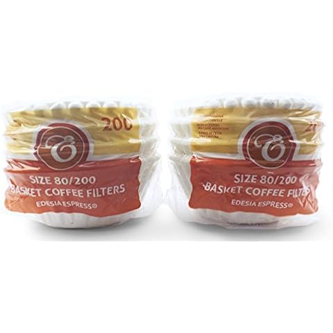 400 x 2 Pint / 8 to 12 Cup Basket Coffee Filter Papers by EDESIA ESPRESS Cover