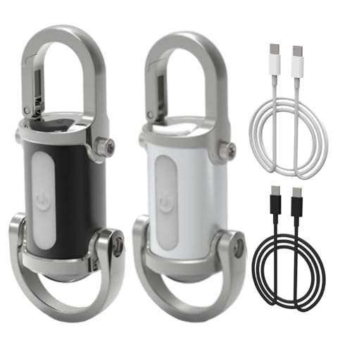 Mini lampe torche LED 1200 lm étanche avec porte-clés intégré