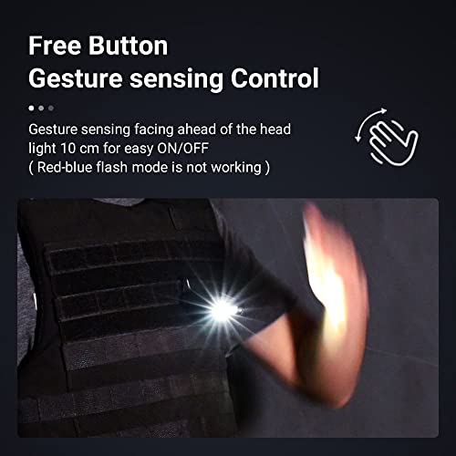 Nextorch Personal Safety Light Police Warning Shoulder Signal Light Usb Rechargable Led Flashling Safety Clip Lamp For Outdoor Rescue,Emergency,Traffic Guidance,Police Patrols,Cycling,Night Run(Ut31) #TOP3