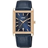 Lorus Orologio analogico al quarzo da donna con cinturino in pelle, Blu - RH942RX9