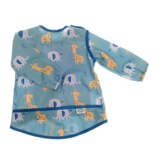 Bavoirs de sevrage pour tout-petits doux imperméable à manches longues