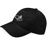 Natshop2000 Wandern Sport Freizeit Bestickte Logo Baseball Cap Mütze - KN 038 SCHWARZ