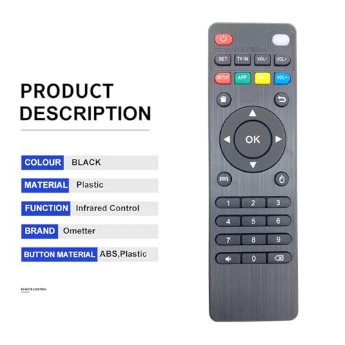 Télécommande MXQ M8S H96 pour remplacer votre commande de box perdue - 4