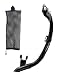 AQUA A DIVE SPORTS Dry Snorkel Easy Breath Diving Snorkel for Snorkeling Scuba Diving Freediving Swimming with Top Dry Valve and Food Grade Silicone Mouthpiece for Adult Youth