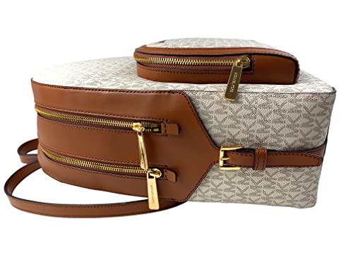 Michael Kors Jaycee Logo Backpack (Vanilla) #TOP1