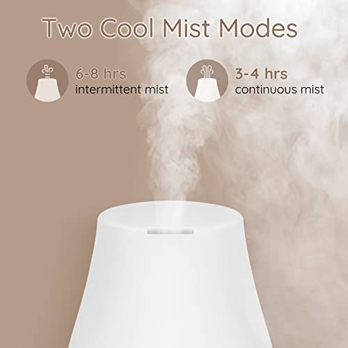 Aromatherapy Essential Oil Diffuser For Room: Air Humidifier Aroma Scent Cool Mist Diffuser Colorful Light Cute Mini Small Waterless Auto Off Ultrasonic Diffusers For Home Bedroom #TOP5