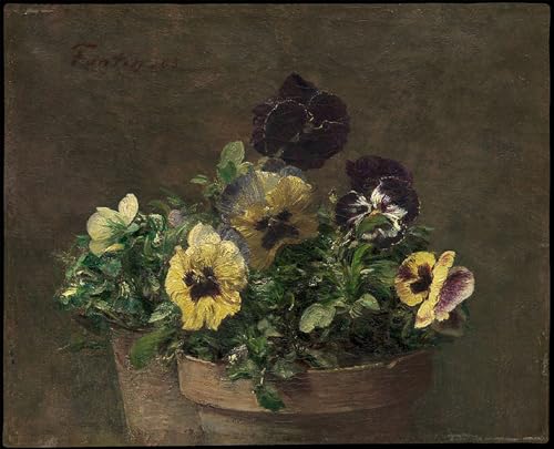 Cuadro de Henri Fantin-Latour: arte floral y poesía visual para tu hogar de 60x90cm