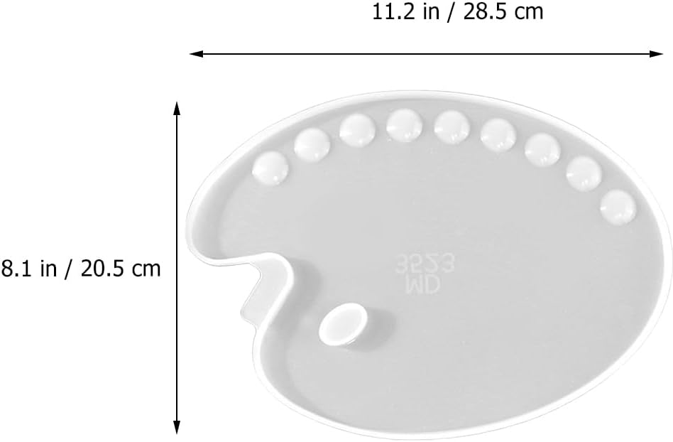 1pc Drawing Board Silicone Epoxy for DIY Art Projects Easy to Clean and Demould Compatible with Resins for Color Mixing and Palette Making Supplies