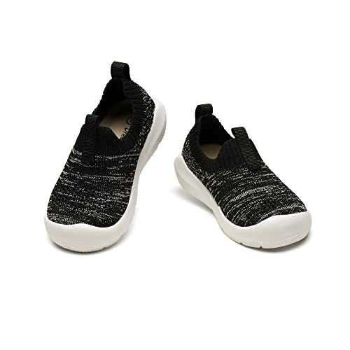 Dream Pairs Boys Girls Sdfs221K Walking Shoes Lightweight Slip-On Sneakers Black Size 4 Toddler #TOP5