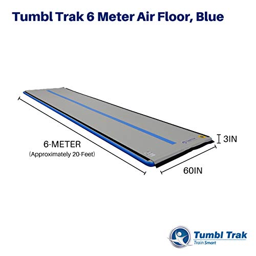 Tumbl Trak Air Floor, Blue, 6M(Approx 20Ft) #TOP1
