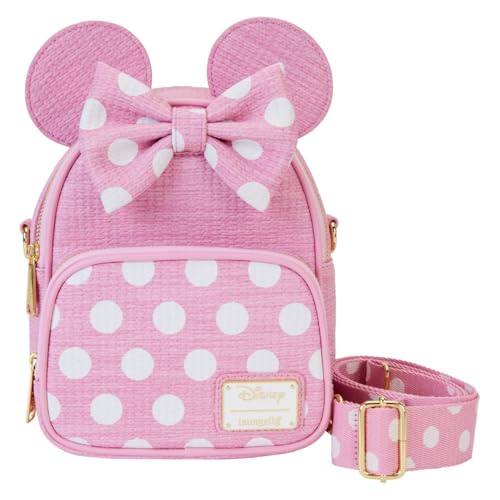 Sac à dos convertible Loungefly Minnie rose pour vos sorties Disney