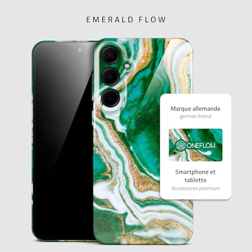 Coque Samsung A35 5G ONEFLOW Bliss marbre vert et doré