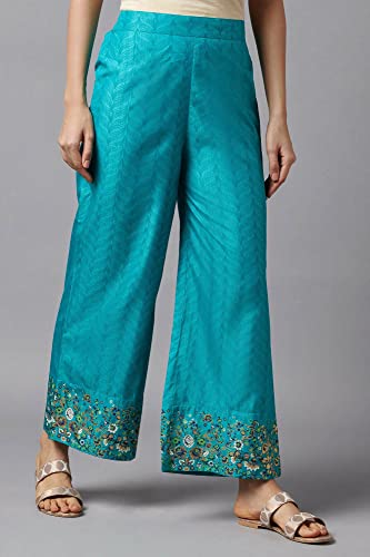 Image of Aurelia Women Strechable Palazzo Straight Fit Pant| Ankle Length Palazzo Pants