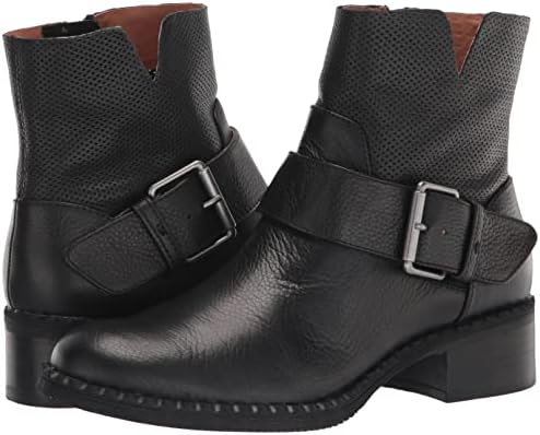 Gentle Souls by Kenneth Cole Women's Women's Best Slit Moto 2 Motorcycle Boot, Black, 6.5 | Image 6
