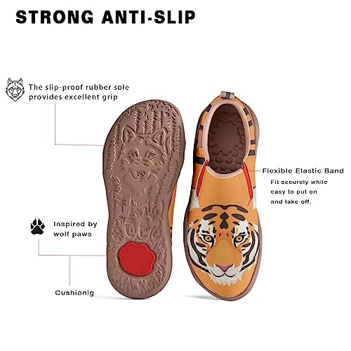Kids Casual Loafers Slip On Sneakers Girl Boy Animal Face Art Painted Comfort Soft Walking Shoes Toddler Little Big Kid3
