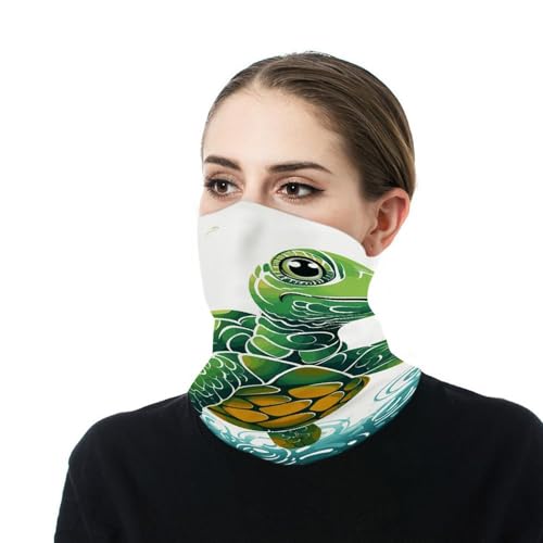 Balaclava elástica con estampado de tortuga para clima frío, mascarilla facial, bufanda para cuello, bandana cortavientos para hombres y mujeres, ideal para motocicleta, ciclismo, esquí y fiestas miniatura 7