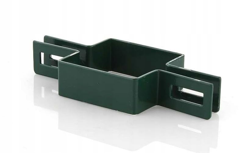 1 Stück Rechteckige Endschelle 40x60 Mm Graphit Für 6 Mm Draht – Komplettset Mit Schraube & Montageklammer Für Zaunbau