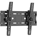 GLWIXY TV Mount for Most 32-68 Inch TV & Monitor, Universal Tilt TV Wall Mount Loading Capacity 132lbs, Vesa 200x200-400x400mm, Low Profile Flat Wall Mount Bracket