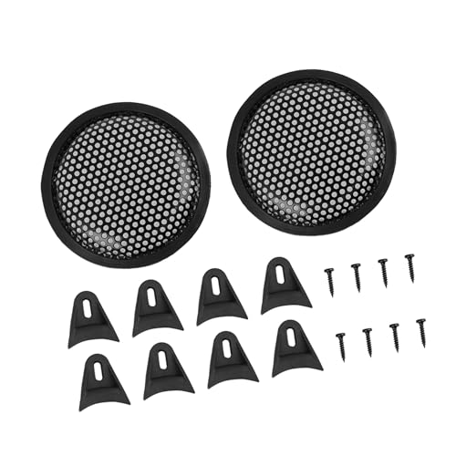 5 Pollice Protezione Altoparlanti Auto Nero Griglia Subwoofer Copertura Rete metallico 2 Pezzi Sostituzione dellarticolo