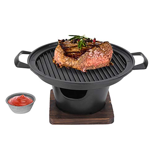 Hibachi Grill, Grill, 26x21x12.5cm Mini Wood Stove BBQ Grill Smokeless