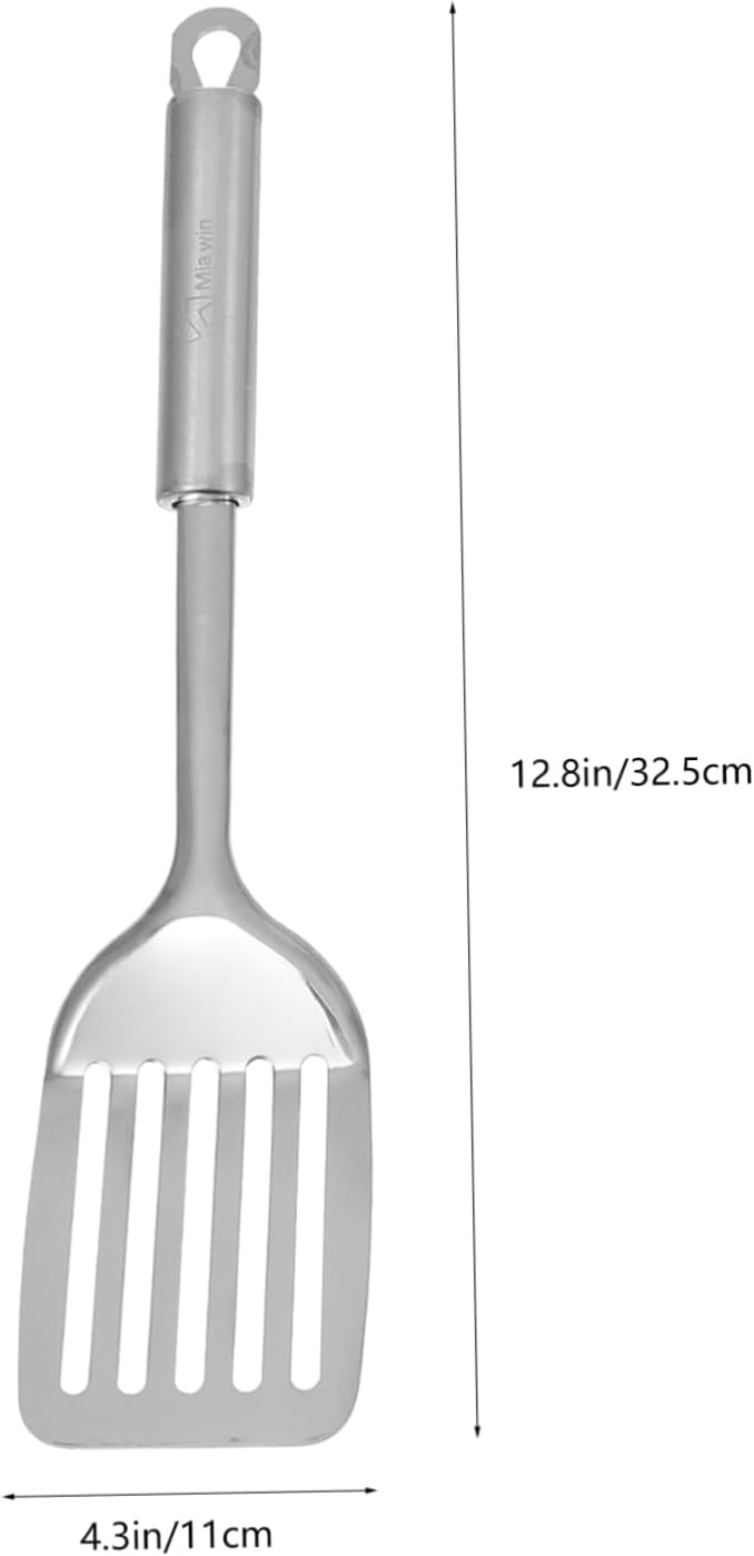 Zerodeko 1Set Stainless Steel Kitchen Utensils Cooking Tools with Comfortable Handles for Easy Use for Neat Kitchen Storage