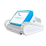 GLOBEXSSX Aspirador De Piscinas Sin Cable, Cepillo De Limpieza Trepamuros, Potente Succión, Robot Limpiador De Piscinas para Limpieza De Suelos/Paredes/líneas De Flotación