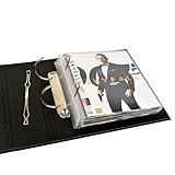 3L DVD Binder For Storage of DVD Sleeves/Pockets - Without pockets/sleeves - must be purchased separately - DVD Disc Storage Wallet - Holder In Black - 10284 - Image 6