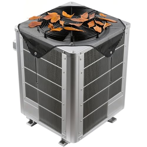 Air Conditioner Cover, 36” x 36” Central Air Conditioner Covers for Outside, Outdoor AC Unit Covers Universal Mesh Design with 4 Resilient Bungee Ropes
