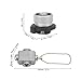 Alomejor Gas Saver, Portable Gas Refill Adapter with Pressure Release Button for Camping, Hiking, Fishing