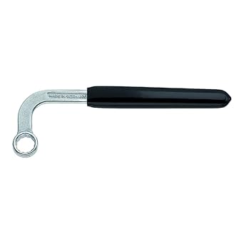 Stahlwille 41110013 1023 Angled Ring Spanner, 13mm Single-Ended Wrench for Citroen & VW/Audi Diesel Injection Pump Mounting Screws, Made in Germany