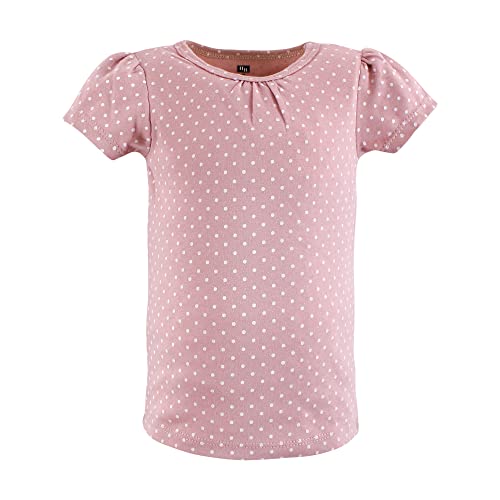 Hudson Baby Unisex Baby Short Sleeve T-Shirts, Blush Navy Floral, 3 Toddler #TOP5