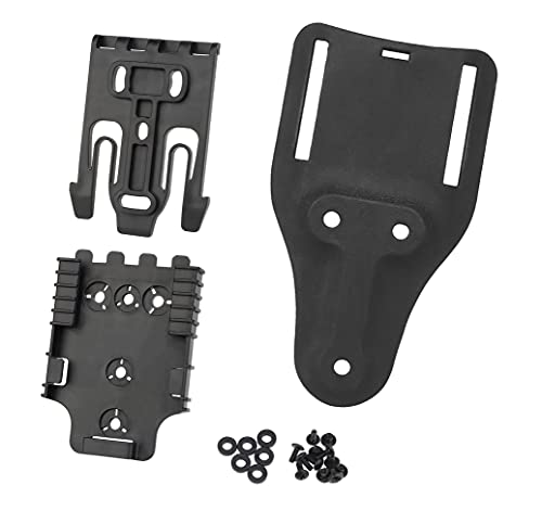 Adaptateur base de holster airsoft noir fixation cuisse pour Glock 17 et 1911