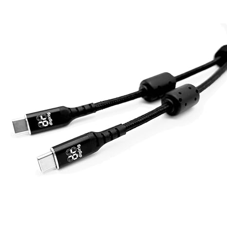Digirig 2M Shielded USB-C to USB-C Cable with Ferrites
