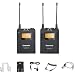 Saramonic UwMIC9 96-Channel Digital UHF Wireless Lavalier Microphone System, Includes RX9 Portable Receiver, TX9 Bodypack Transmitter