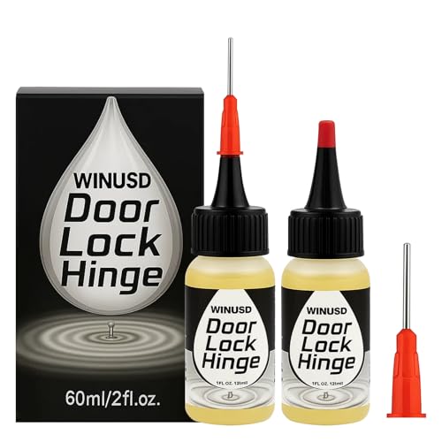 Door Hinge Lubricant Needle Oiler | 2 oz Lock Lube