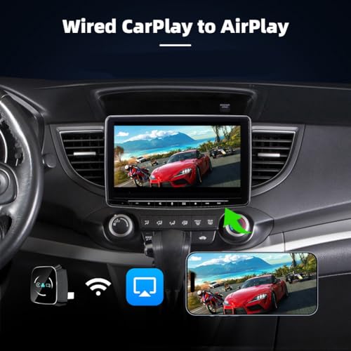 Adaptador CarPlay con cable a inalámbrico y Android Auto para coche 5
