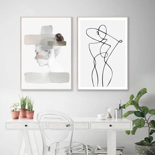 Affiches d'art de figures géométriques KEBIA déco salon 40x60cm - 2