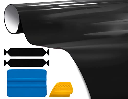 Image of 3M Automotive Vinyl Wrap Roll (Gloss Black, 1ft x 5ft + Toolset)