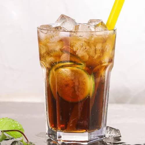 Qappda Clear Drinking Glasses Set Of 12,Thick And Sturdy Water Glass Beer Tumbler,14Oz All-Purpose Beverage Glasses For Juice,Kitchen,Party #TOP3